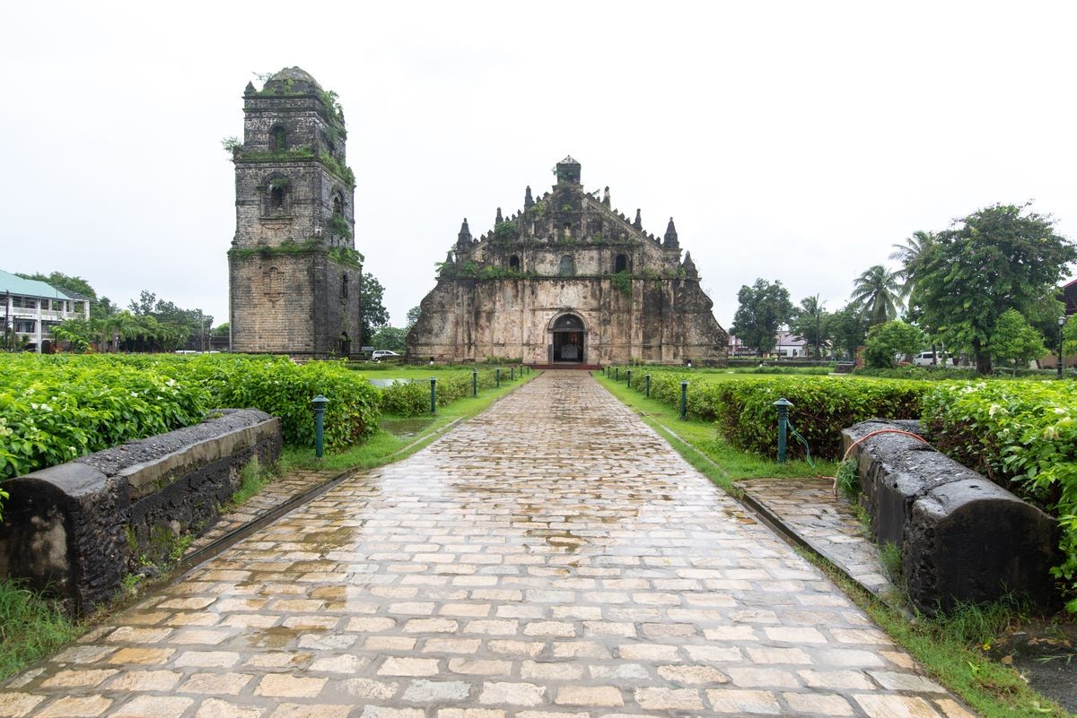 UNESCO World Heritage Site San Agustin Church of Paoay , Ilocos Norte, Philippines